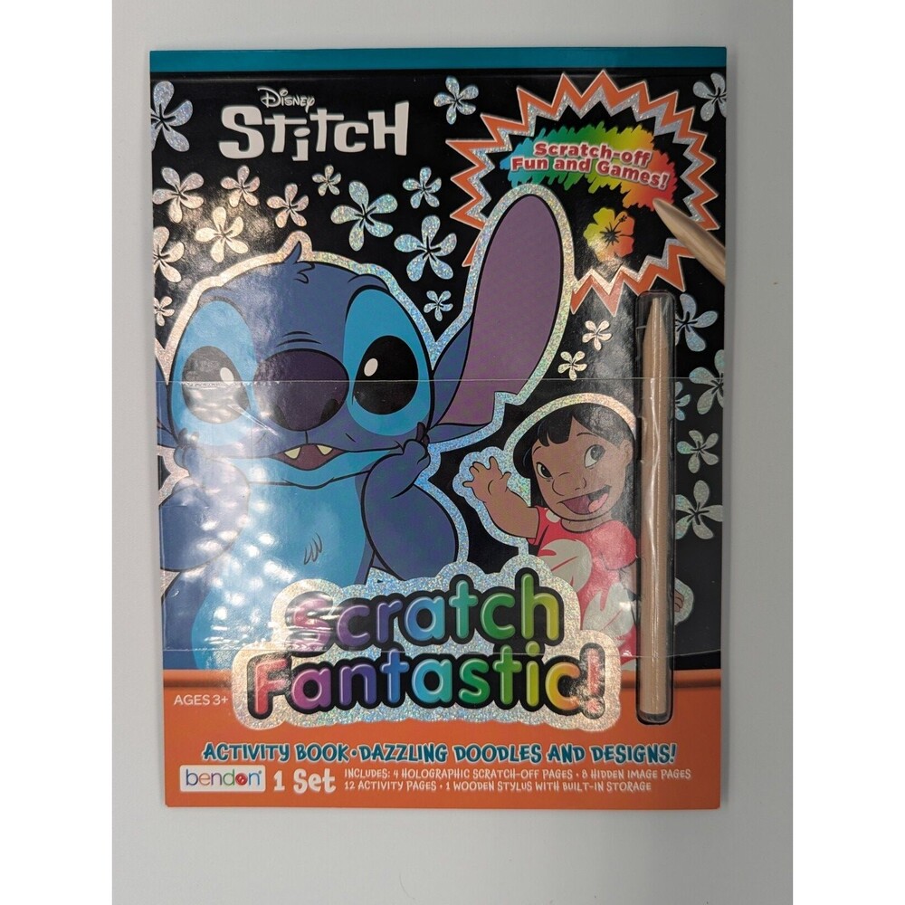 Lilo & Stitch Bendon Scratch Fantastic Activity Book Scratch Art - NEW Ages 3+